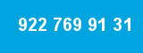 922 769 91 31